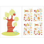 STICKER REPOSITIONNALBE ROUDOUDOU ET ROCOCO (80 STICKERS)