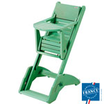 Chaise haute bébé multipositions twenty one vert amande pas cher