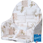 Coussin de chaise pvc avec sangle lapinou pas cher
