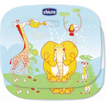 Set de 2 pares soleil bébé latéraux éléphants 44x36cm pas cher