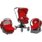 Poussette trio i move red pas cher