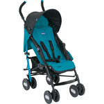 Poussette canne echo turquoise pas cher