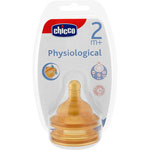 2 tétines physiologique anti-hoquet caoutchouc 3 vitesses 2 mois+ pas cher