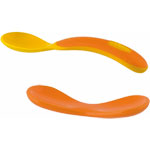 Couverts bambino - 2 petites cuillères coloris assortis 12m+ pas cher
