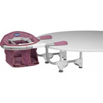 Siege de table 360° rosé texture tisse pas cher