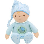 Peluche bébé calinou tendres rêves bleu first dreams pas cher