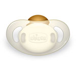 CHICCO Sucette physiologique caoutchouc creme 0m+