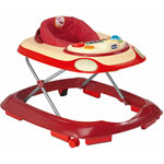 Trotteur bébé band piano rouge pas cher