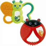 Anneau de dentition funny relax 6 mois+ coloris assortis pas cher