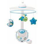 Moblie bébé double projection bleu pas cher