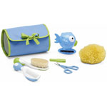 Coffret hygiène de bain bleu pas cher