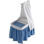 BERCELONNETTE SUPPORT METAL 46x78 CM BLEUE