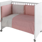 TOUR DE LIT 60x40 CM ROSE