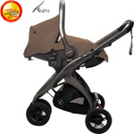Poussette 3 roues kudu + coque sono havana pas cher