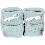 Chaussons bébé gris pas cher