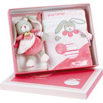 DOUDOU ET COMPAGNIE Protege carnet de sante + pantin celestine