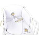 Tour de lit ours blanc pas cher