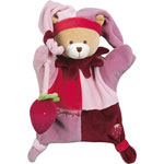 Marionnette ours avec fraise pas cher