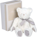 Peluche bébé mon tout petit ours taupe 45 cm pas cher