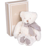 Peluche bébé mon tout petit ours taupe 25 cm pas cher