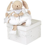 Range pyjama bébé lapin céleste pas cher