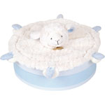 Doudou agneau bleu pas cher