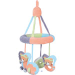 Mobile bébé musical pêche / menthe collector pas cher