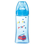 Biberon sans bpa évolution+ bleu 330 ml pas cher