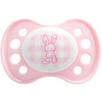 Sucette silicone nouveaux-nés rose pas cher