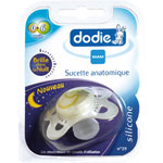 DODIE Sucette nuit silicone 0-6 mois garcon