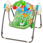 Balancelle bébé transportable de la jungle pas cher