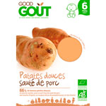 Patates douces sauté de porc 190 g dès 6 mois pas cher
