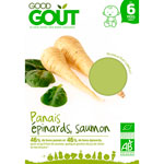 Panais épinards saumon 190 g dès 6 mois pas cher