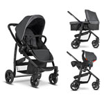 Poussette evo trio charcoal pas cher