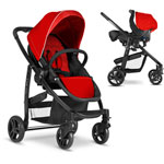 Poussette duo evo + junior baby chili ts pas cher