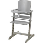 Chaise haute bébé family gris clair pas cher
