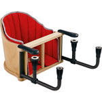 Siège de table pogo avec tissu rouge pas cher