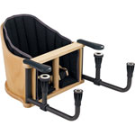 Siège de table pogo avec tissu noir pas cher