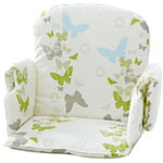 Coussin de chaise tissu avec rabat papillon pas cher