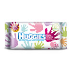 Huggies lingettes mains et visages de 64 pas cher