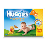 Huggies super-dry t3 4/9 kg super giant box de 128 couches pas cher