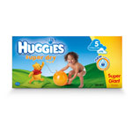 Huggies super-dry t5 11/19 kg super giant box de 96 couches pas cher