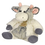 Peluche bébé z'animoos vache 23 cm pas cher
