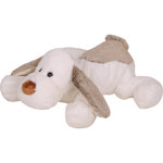 Peluche bébé z'animoos chien allongé 40 cm pas cher