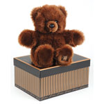Peluche bébé ours collection marron 30 cm pas cher
