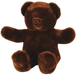 Peluche bébé ours collection marron 40 cm pas cher