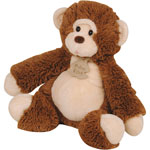 Peluche bébé papouill'singe 30 cm pas cher