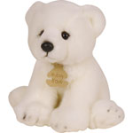 Peluche bébé ours polaire les authentiques pas cher
