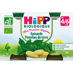 Epinards pommes de terre 125 g dès 4/6 mois pas cher