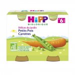 Petits pois carottes 190 g dès 6 mois pas cher